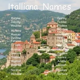 nomes italianos