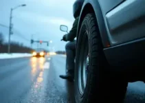 detalhe no pneu